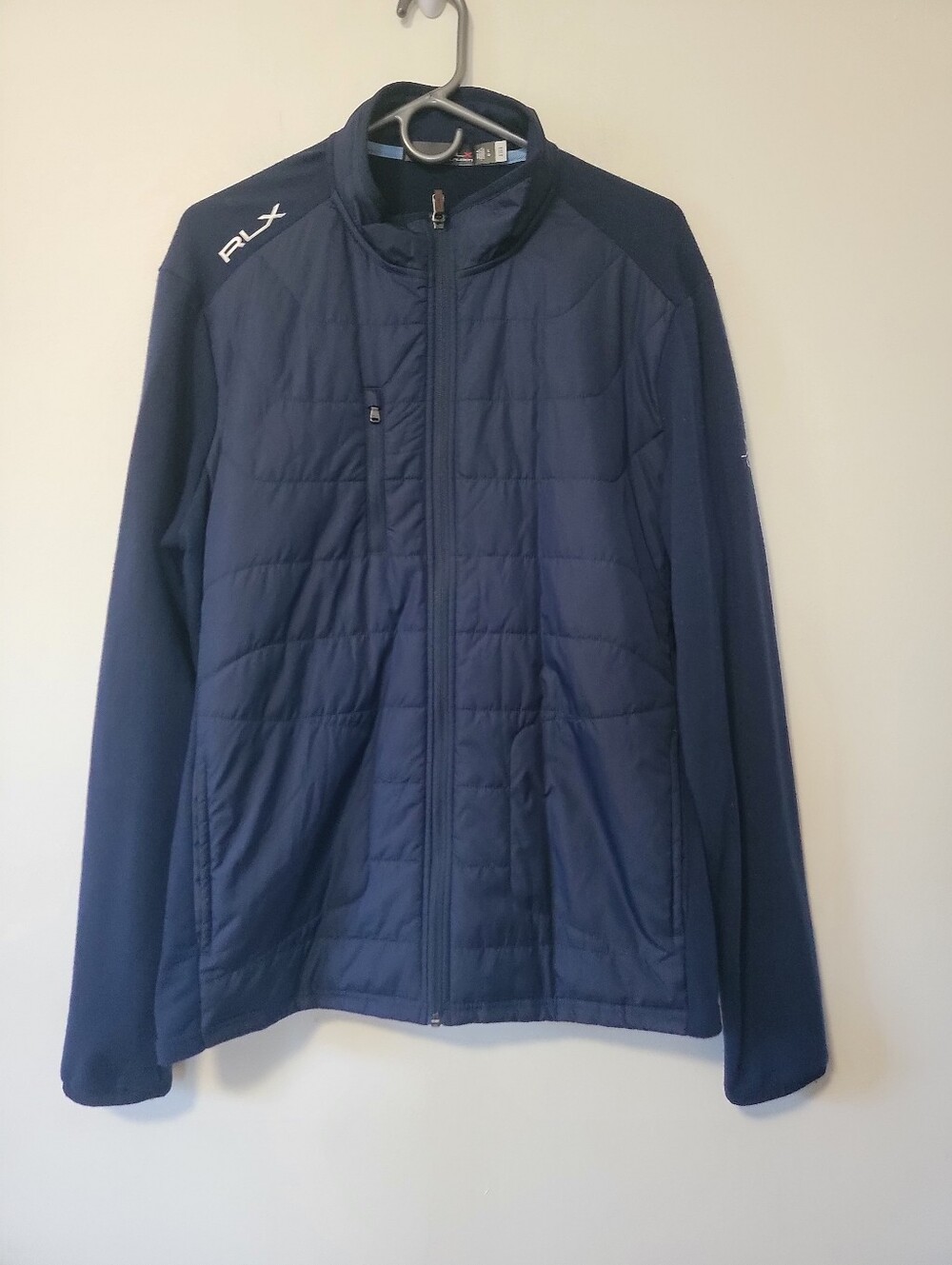 RLX Ralph Lauren Navy Quilted Hybrid Jacket
